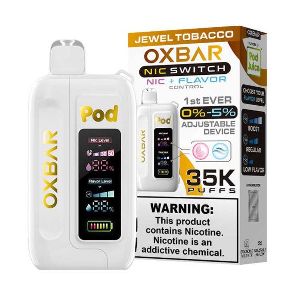 Jewel Tobacco OXBAR x Pod Juice NIC Switch 35K Puffs Disposable Vape