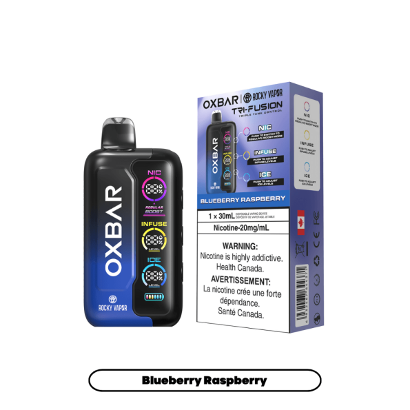 Oxbar Tri Fusion - Blueberry Raspberry