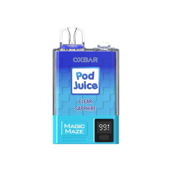 CLEAR SAPPHIRE OXBAR PRO Magic Maze – 10K Puffs