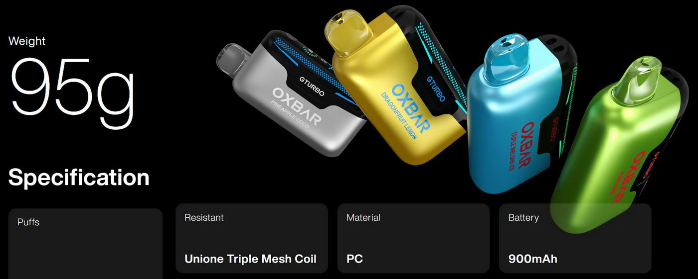 OXBAR Gturbo 36K Vape Kit | Next Day Delivery