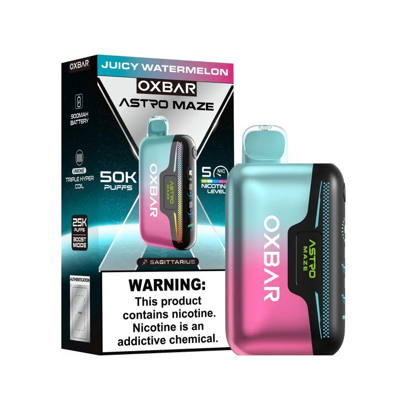 Oxbar-Astro-Maze-50K-Box_Juicy-Watermelon-800x800-1 Juicy Watermelon Oxbar Astro Maze 50K