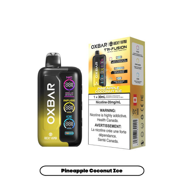 Oxbar Tri Fusion - Pineapple Coconut Ice
