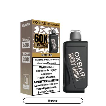 Rocky Vapor SVOPP 60K - Route