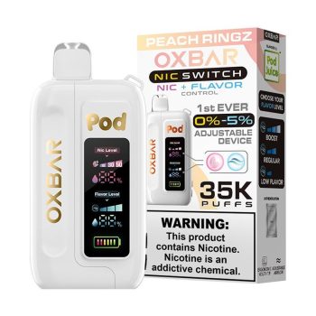 Peach Ringz OXBAR x Pod Juice NIC Switch